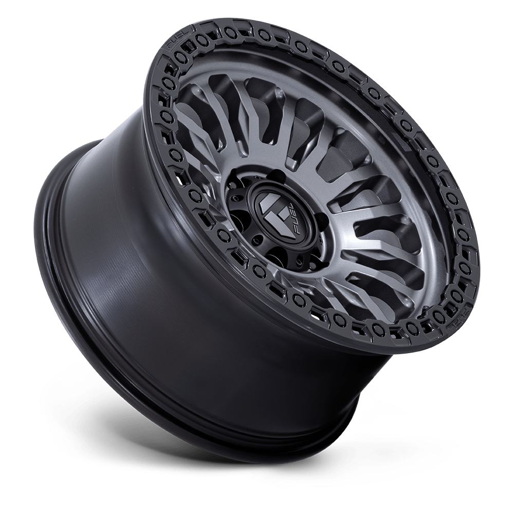 D857 17X9 5X5.0 M-GNMTL BLK -12MM