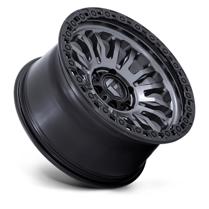 D857 17X9 5X5.0 M-GNMTL BLK -12MM