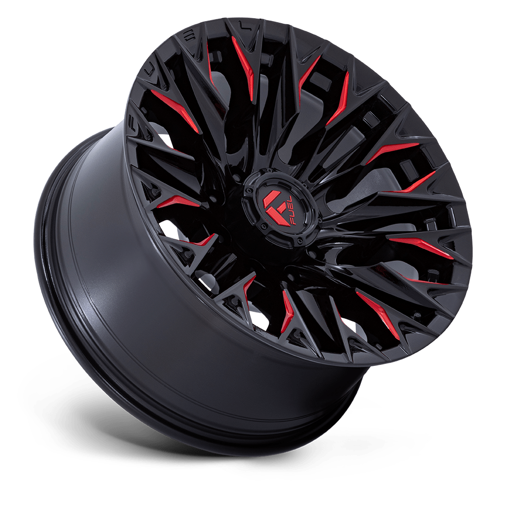 D823 20X9 8X6.5 G-BLK MILL C-RED 20MM