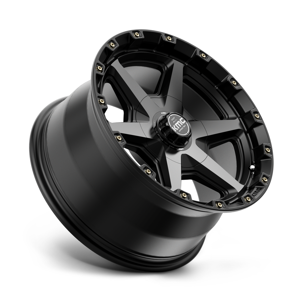 KM101 17X9 6X4.5/5.5 S-BLK GTCC 18MM