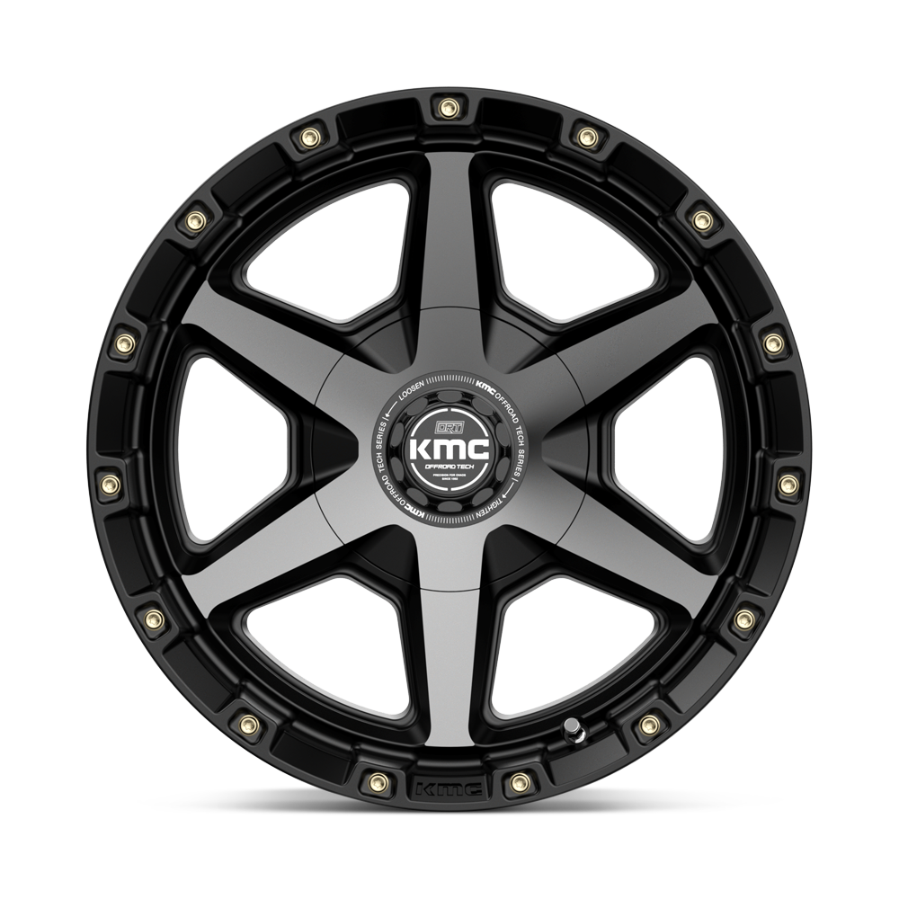 KM101 17X9 6X4.5/5.5 S-BLK GTCC 18MM