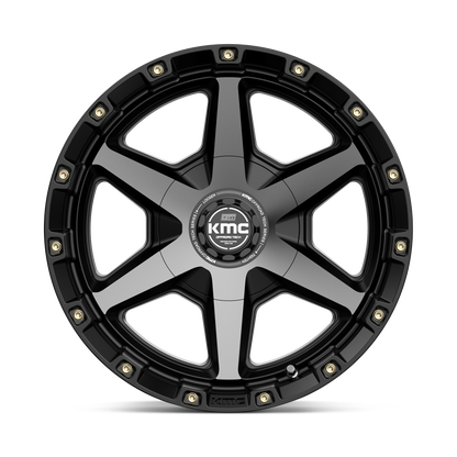 KM101 17X9 6X4.5/5.5 S-BLK GTCC 18MM