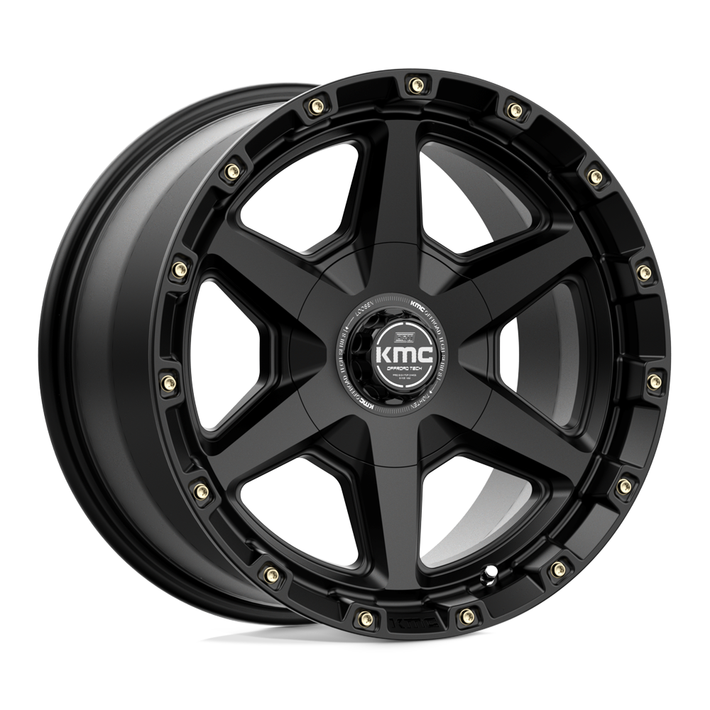 KM101 17.0X9 6X135/5.5 S-BLK 18MM