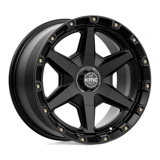 KM101 17.0X9 6X135/5.5 S-BLK 18MM