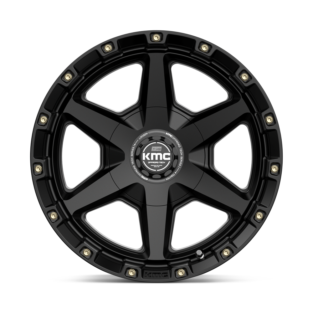 KM101 17.0X9 6X135/5.5 S-BLK 18MM