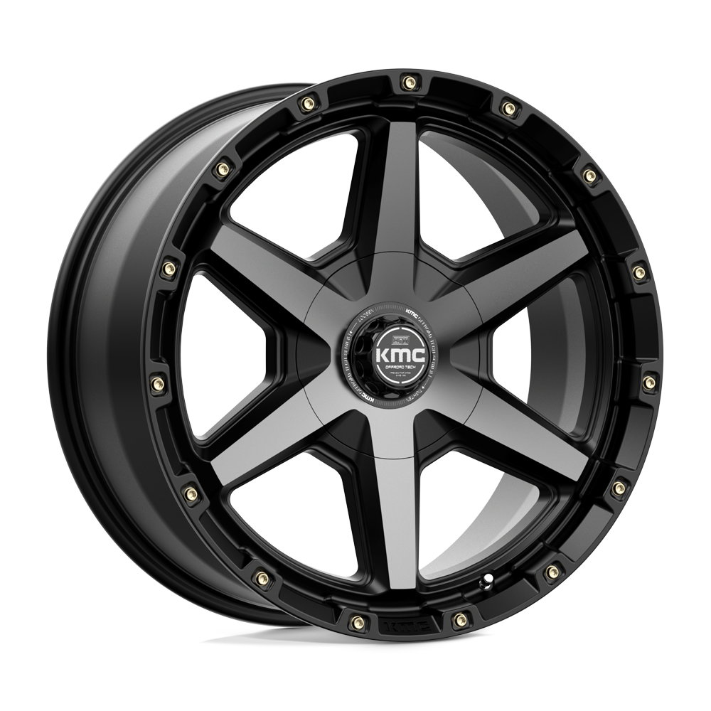 KM101 20.0X9 6X135/5.5 S-BLK GTCC 18MM