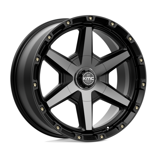 KM101 20.0X9 6X135/5.5 S-BLK GTCC 18MM