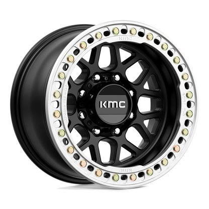 KM235 17X9 8X6.5 S-BLK -38MM