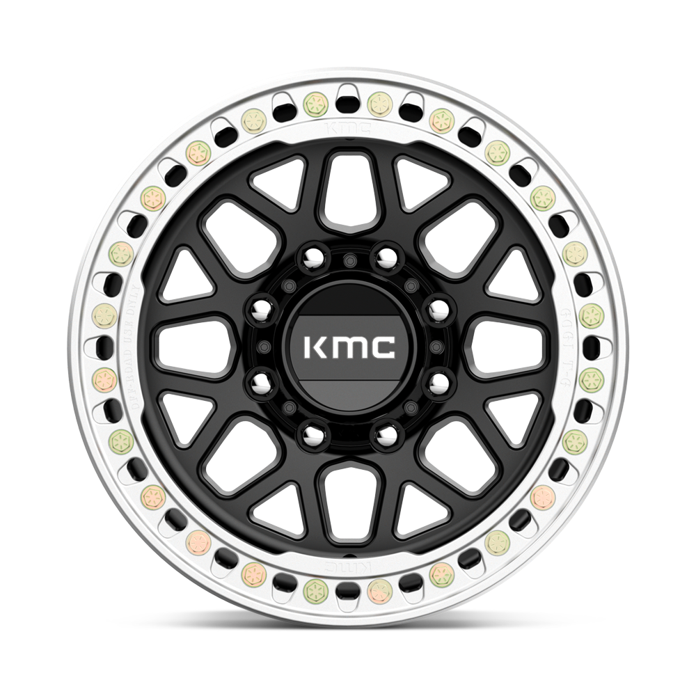 KM235 17X9 8X6.5 S-BLK -38MM