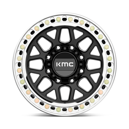 KM235 17X9 8X6.5 S-BLK -38MM