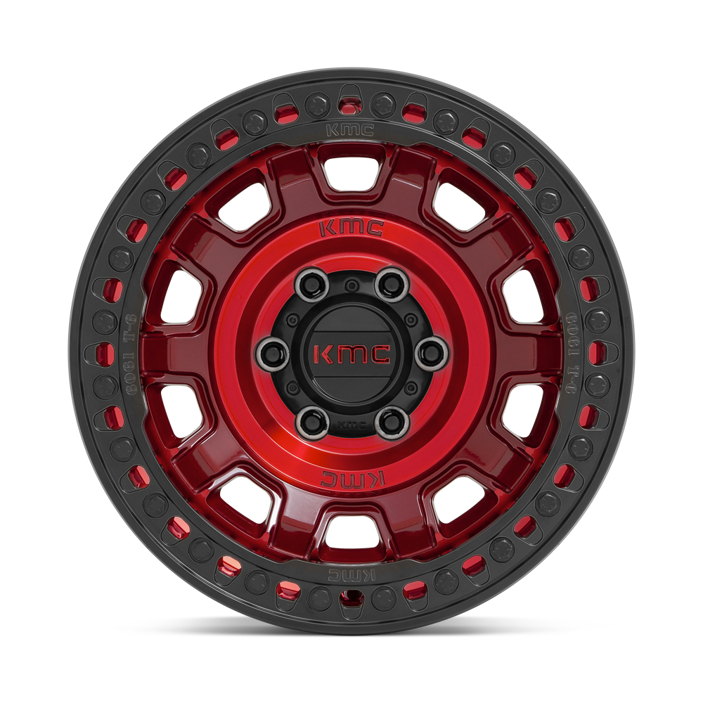 KM236 17X9 6X5.5 GL-RED -38MM