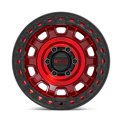 KM236 17X9 5X5.0 GL-RED -38MM