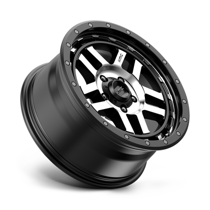 KM540 17X9 5X5.0 S-BLK MACH -12MM