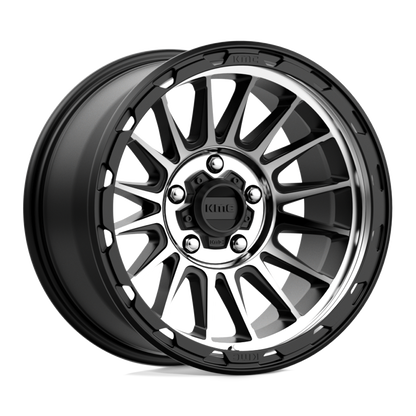 KM542 17X9 5X5.0 S-BLK MACH -12MM