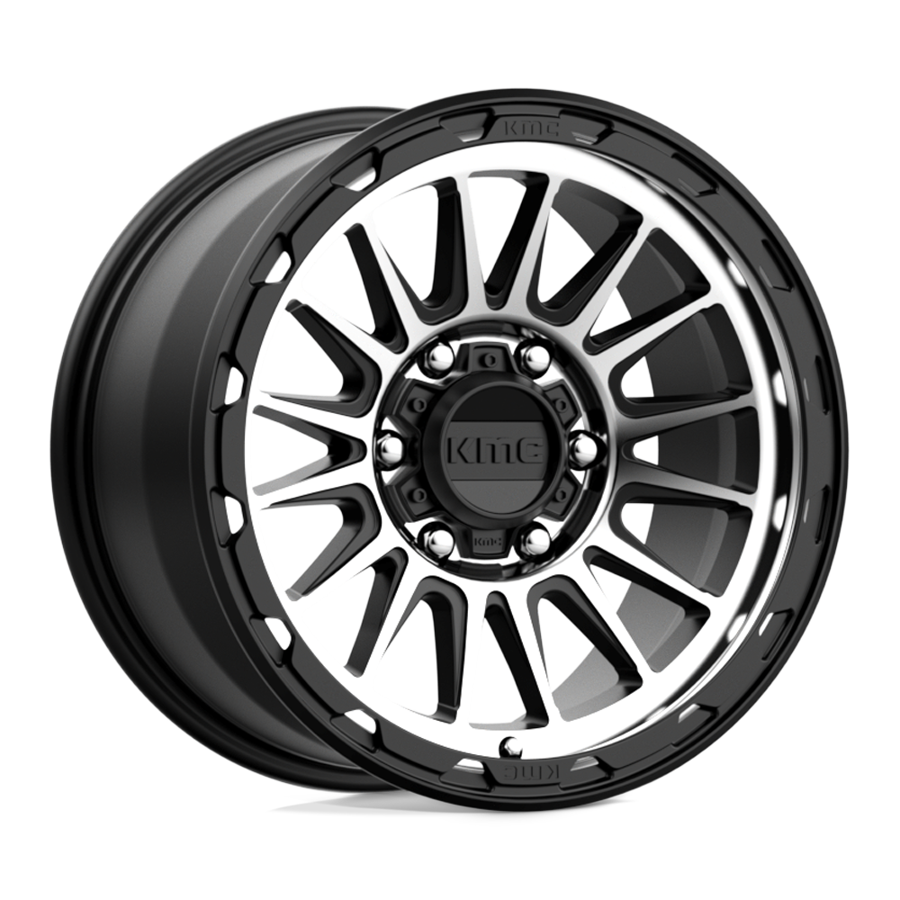 KM542 17X9 6X135 S-BLK MACH 18MM