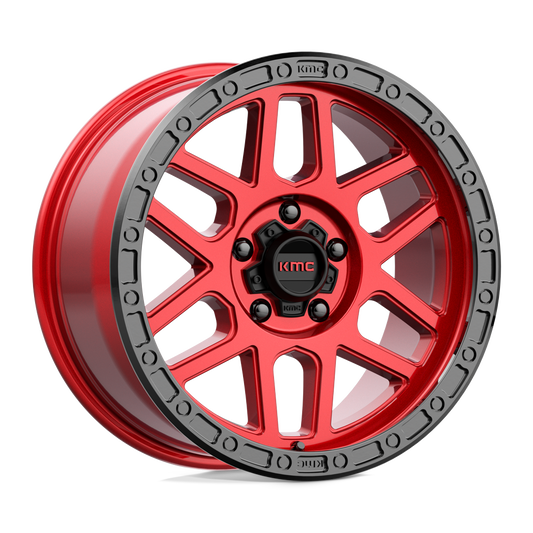 KM544 17X8.5 5X5.0 C-RED BLK-LP 00MM