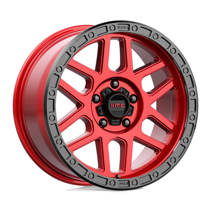 KM544 17X9 5X5.0 C-RED BLK-LP -12MM