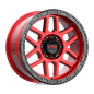 KM544 18X9 6X4.5 C-RED BLK-LP 18MM