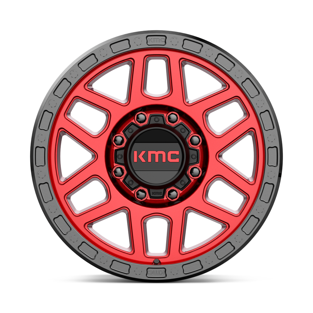 KM544 18X9 8X180 C-RED BLK-LP 18MM