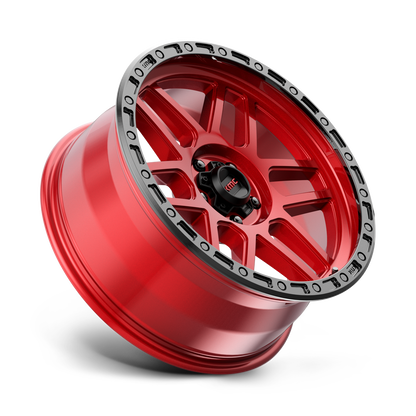 KM544 17X8.5 5X5.0 C-RED BLK-LP 00MM