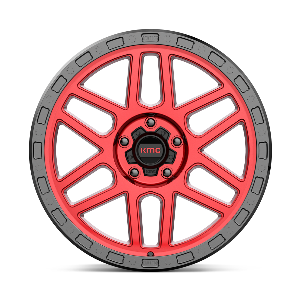 KM544 17X8.5 5X5.0 C-RED BLK-LP 00MM