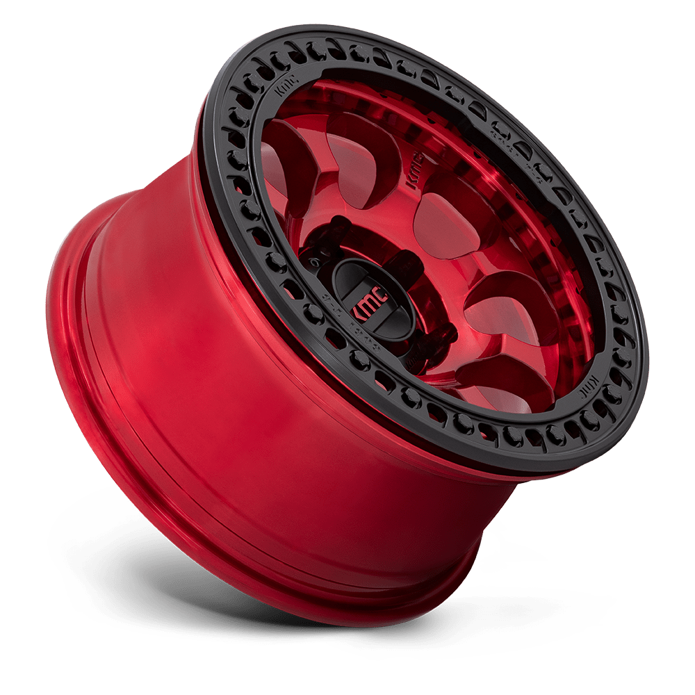 KM237 17X8.5 5X5.0 C-RED-BLK-RG 0MM