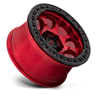 KM237 17X8.5 5X5.0 C-RED-BLK-RG 0MM