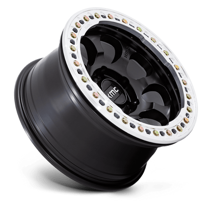 KM237 17X8.5 6X135 S-BLK-MACH-RG 0MM