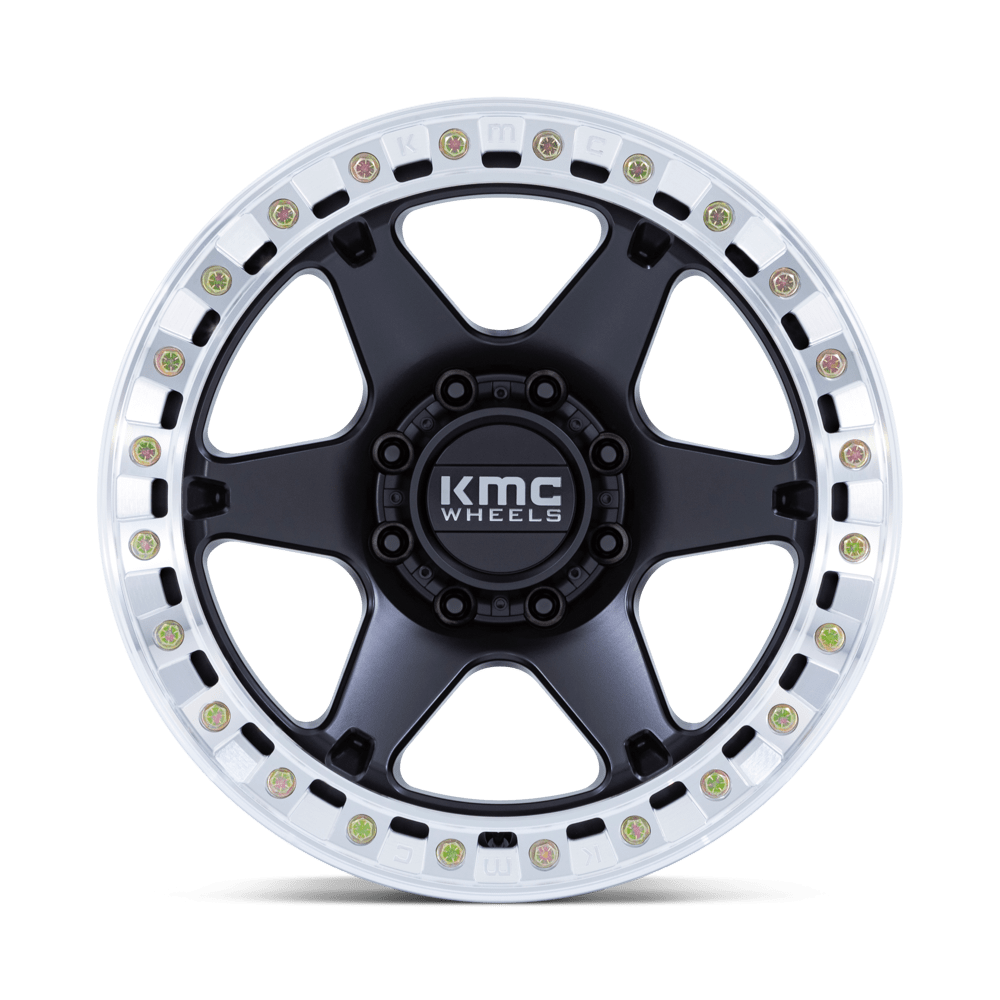 KM238 20X10 5X5.0 S-BLK MACH -48MM