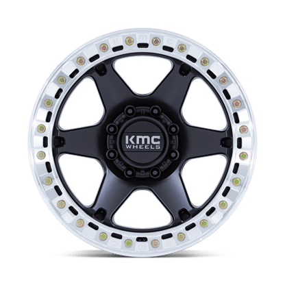 KM238 20X10 5X5.0 S-BLK MACH -48MM