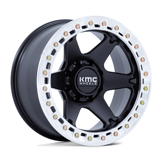 KM238 20X10 8X6.5 S-BLK MACH -48MM