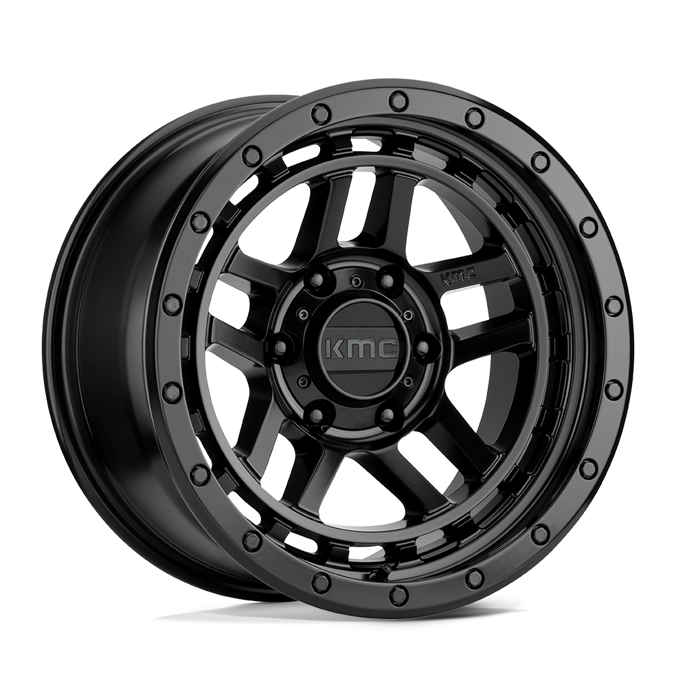 KM540 17X9 6X5.5 S-BLK -12MM