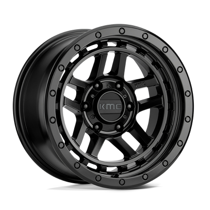 KM540 17X9 6X5.5 S-BLK -12MM