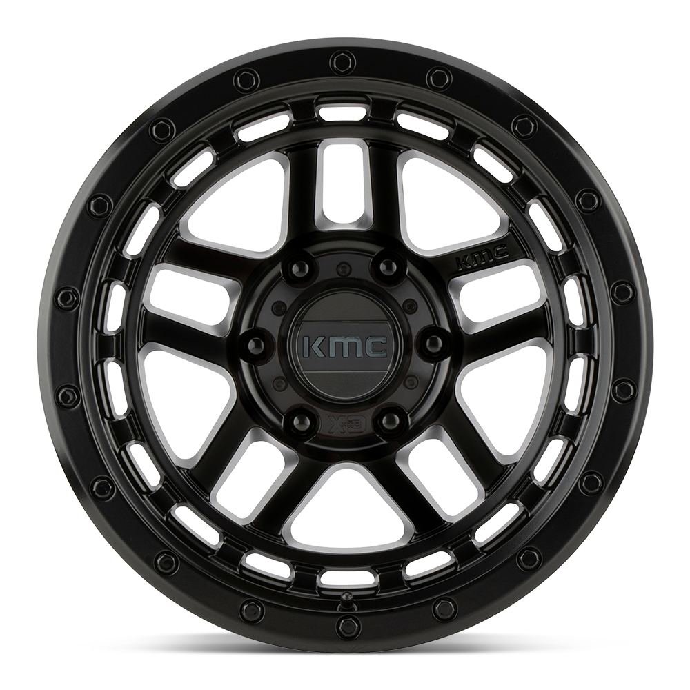 KM540 17X9 6X5.5 S-BLK -12MM