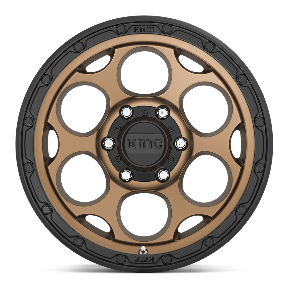 KM541 17X8.5 5X5.0 M-BRZ BLK LP 18MM