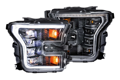 MM XB HEADS: F150 (15-17)(WHITE DRL)