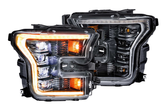 MM XB HEADS: F150 (15-17)(AMBER DRL)