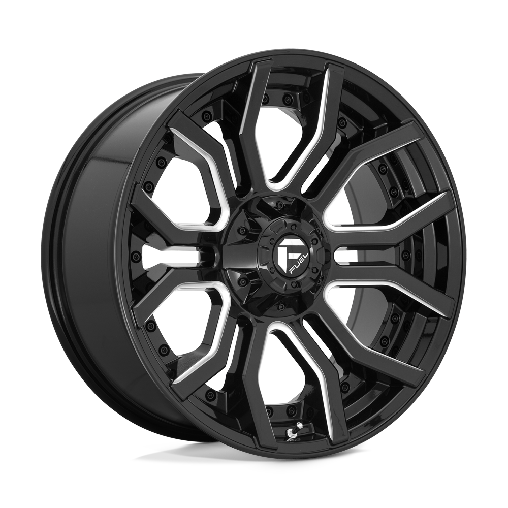 D711 22X10 8X6.5 GL-BLK-MIL -18MM