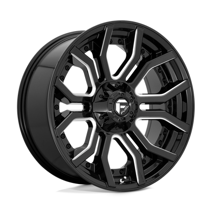 D711 22X10 8X6.5 GL-BLK-MIL -18MM