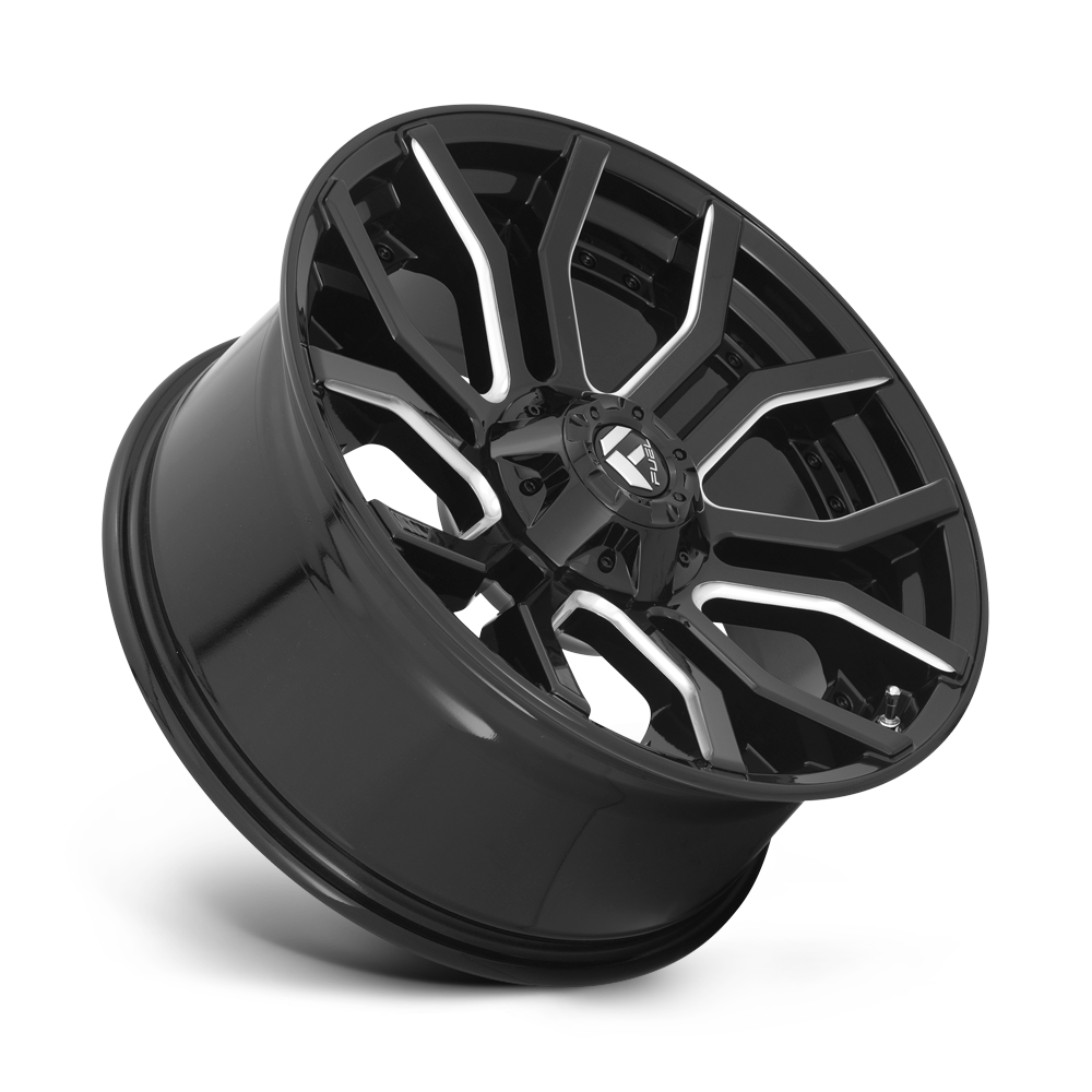 D711 22X10 8X6.5 GL-BLK-MIL -18MM