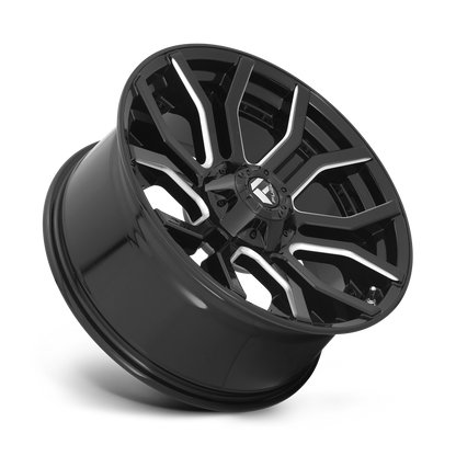 D711 22X10 8X6.5 GL-BLK-MIL -18MM