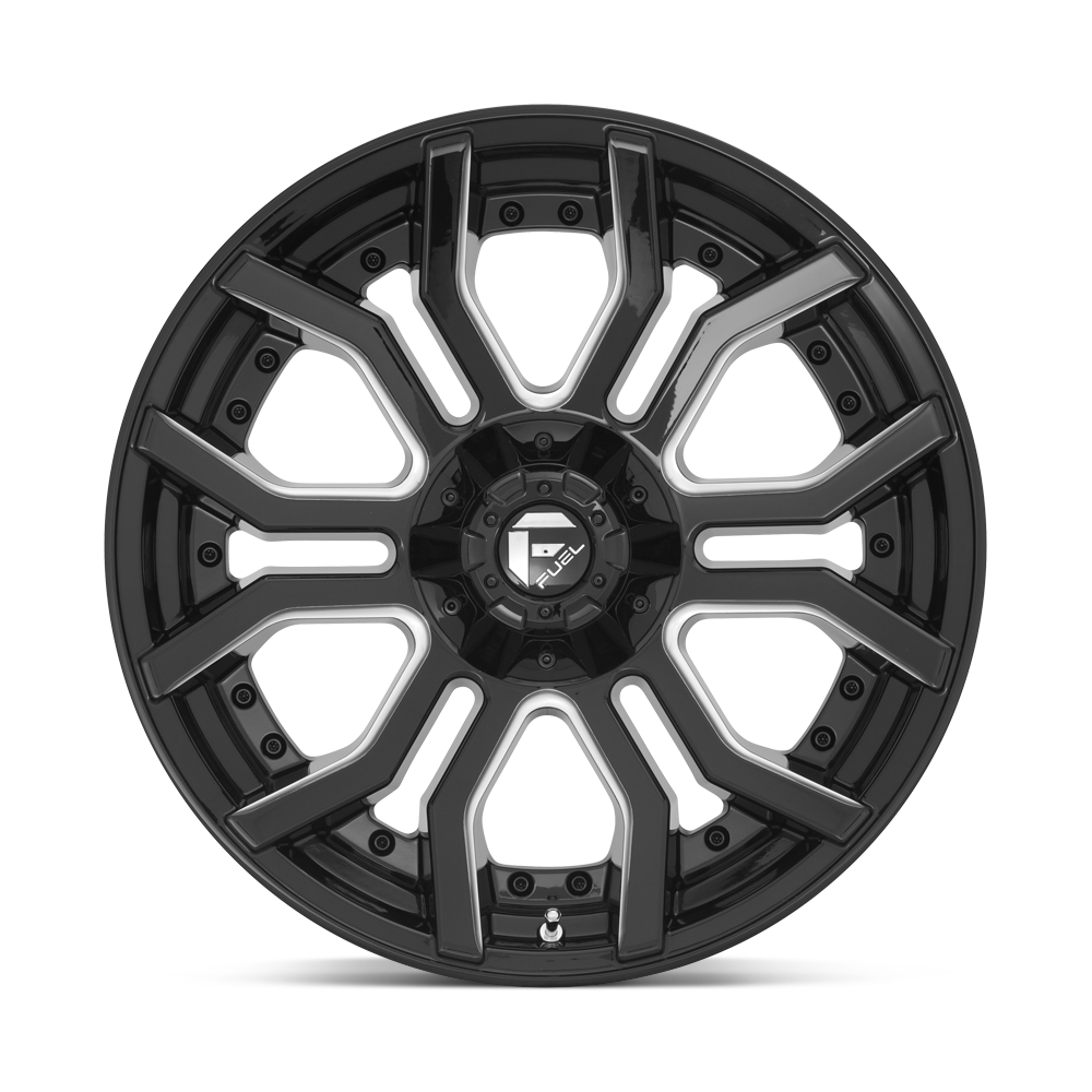 D711 22X10 8X6.5 GL-BLK-MIL -18MM