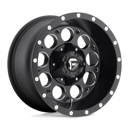 D525 15X8 6X5.5 MT-BLK-MIL -18MM