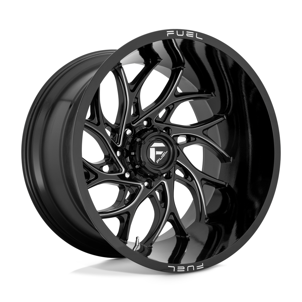 D741 22X8.25 8X6.5 GL-BLK-MIL -214MM