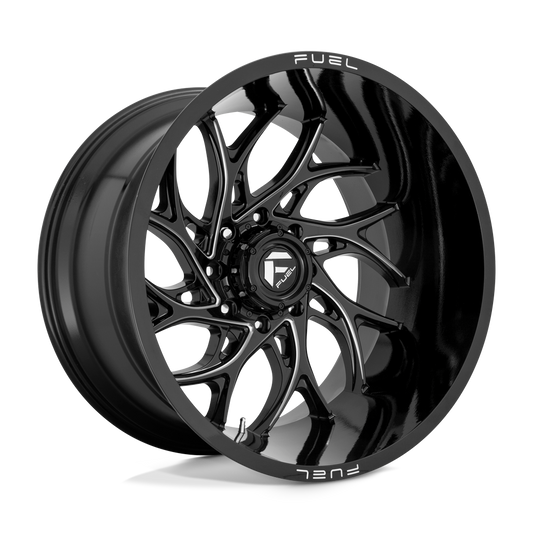 D741 22X8.25 8X6.5 GL-BLK-MIL -214MM