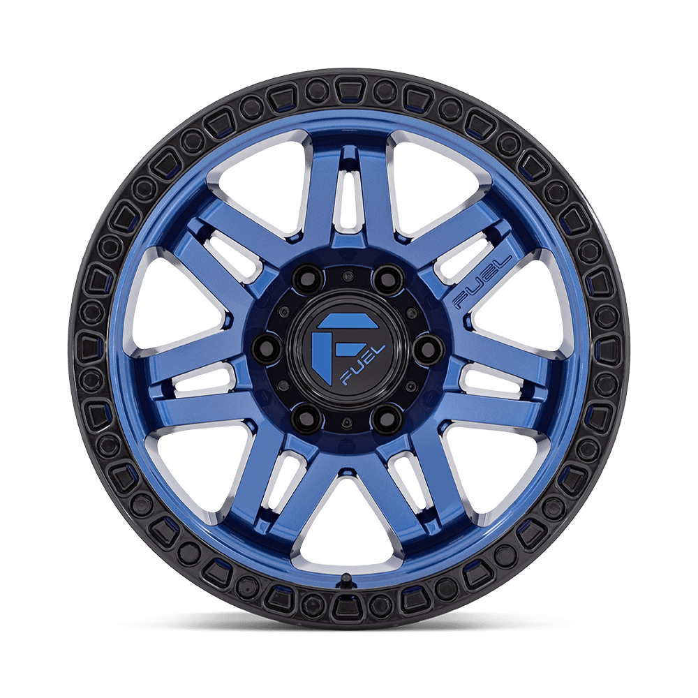 D813 17X9 6X5.5 DRK-BLUE BLK-RG -12MM