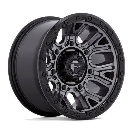 D825 17X9 5X5.0 M-GNMTL BLK-RG 1MM