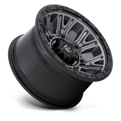 D825 17X9 5X5.0 M-GNMTL BLK-RG -12MM