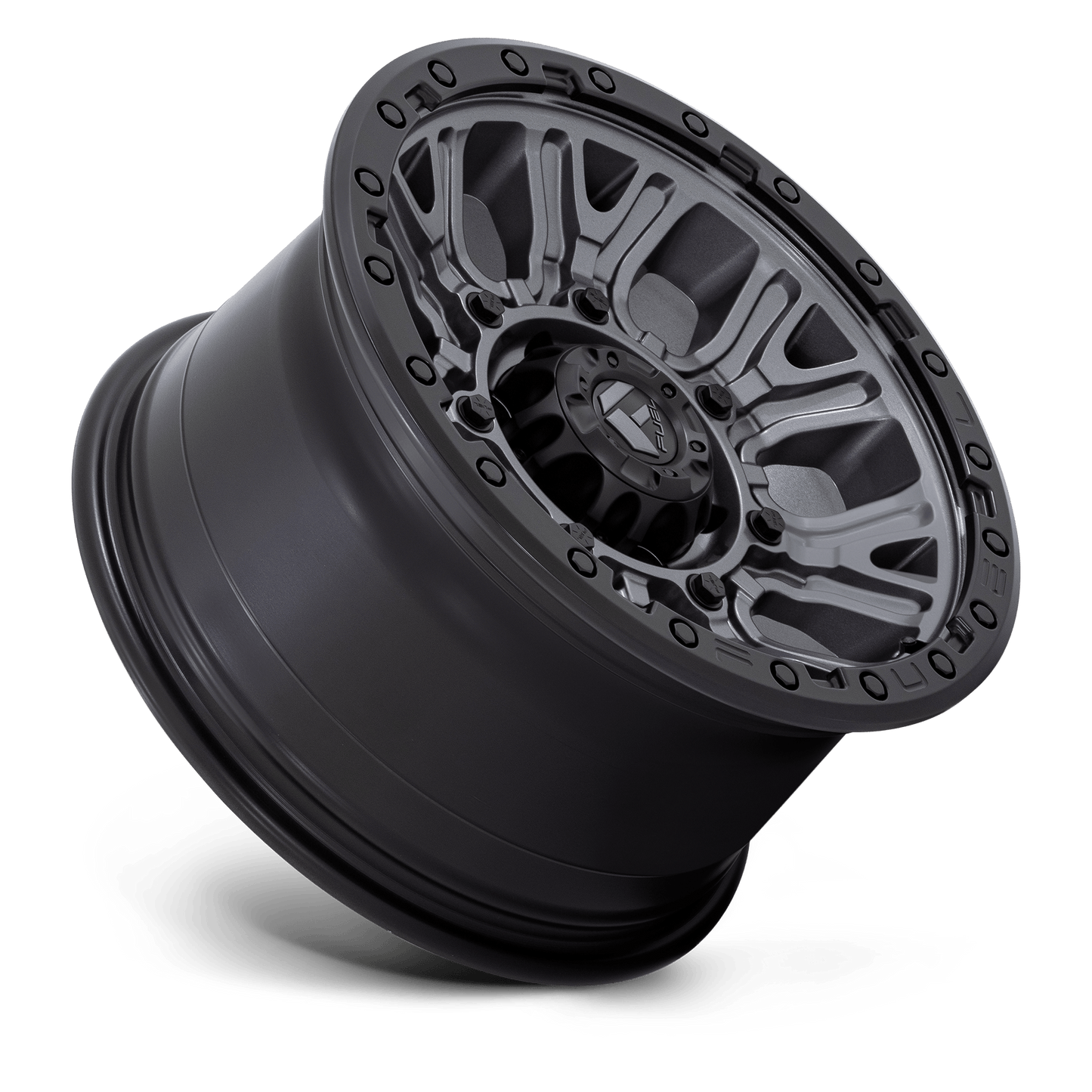 D825 17X9 6X5.5 M-GNMTL BLK-RG 1MM