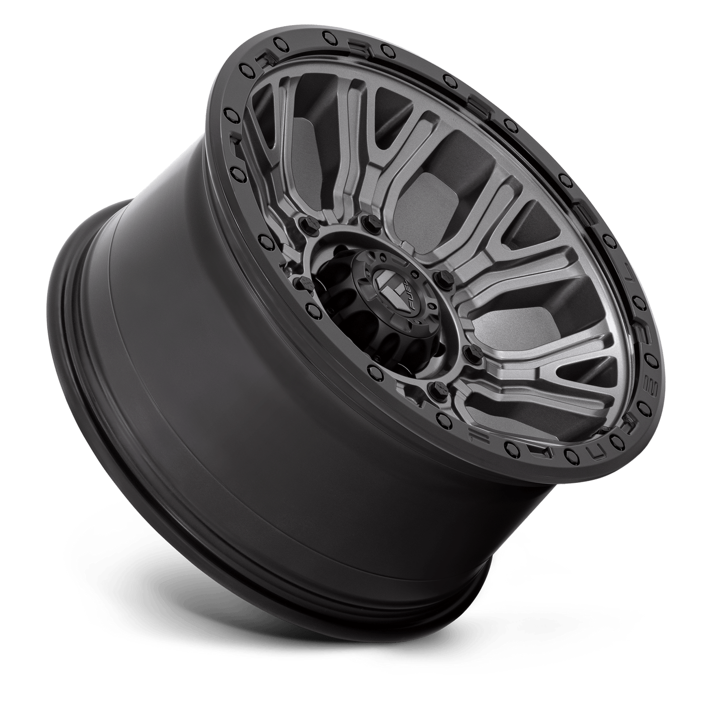 D825 20X10 6X135 M-GNMTL BLK-RG -18MM